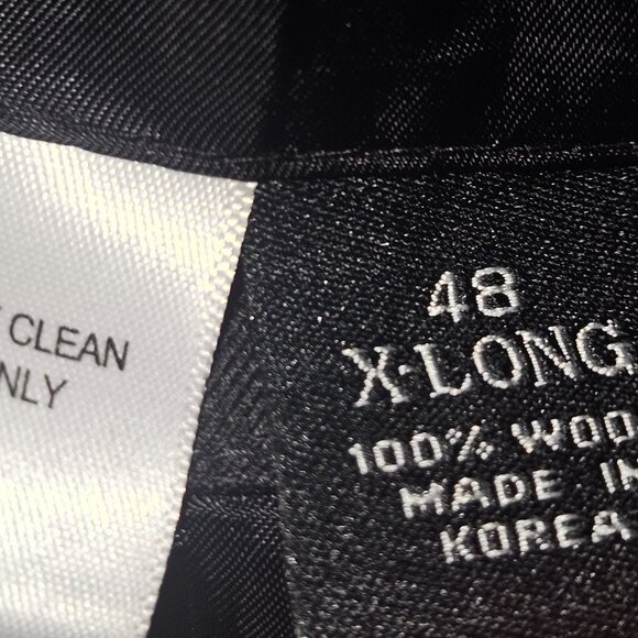 Pronto Uomo Couture Black Warm wool mens jacket coat blazer 48XL Long - Picture 4 of 7